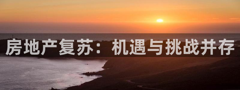 新宝5 注册：房地产复苏：机遇与挑战并存