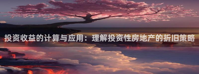 新宝5主管：投资收益的计算与应用：理解投资性房地产的折旧策略