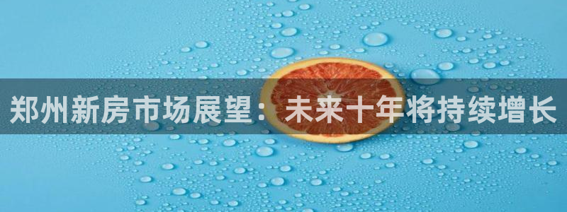 新宝5客户端登录：郑州新房市场展望：未来十年将持续增长