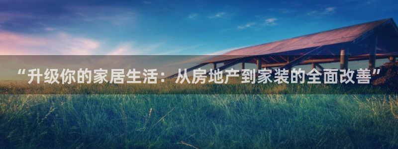 新宝5招商部：“升级你的家居生活：从房地产到家装的全面改善”