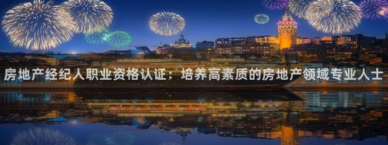 新宝5是谁：房地产经纪人职业资格认证：培养高素质的房地产领域