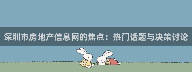 新宝5登录地址：深圳市房地产信息网的焦点：热门话题与决策讨论