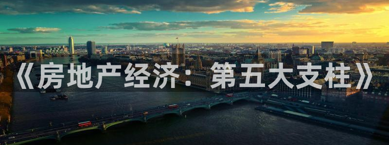 新宝5官网67五壹叁八：《房地产经济：第五大支柱》