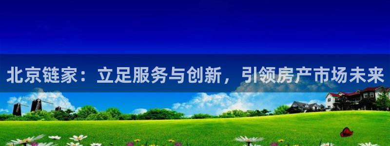 新宝5内部：北京链家：立足服务与创新，引领房产市场未来