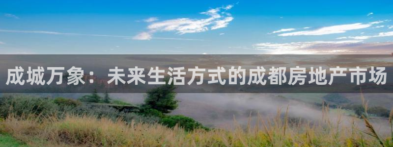 新宝5 888：成城万象：未来生活方式的成都房地产市场