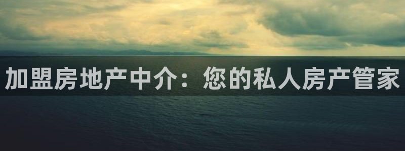 新宝5官网67五壹叁八：加盟房地产中介：您的私人房产管家