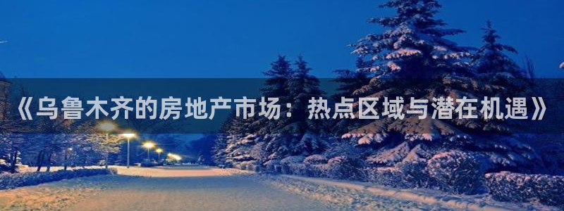 新宝5-：《乌鲁木齐的房地产市场：热点区域与潜在机遇》