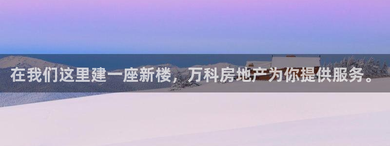 新宝5上来77542：在我们这里建一座新楼，万科房地产为你提